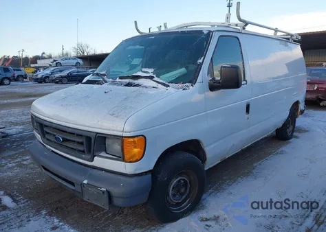 2006 Ford E-150 Commercial/Recreational из США, поврежденный, VIN 1FTRE14W76DB05018